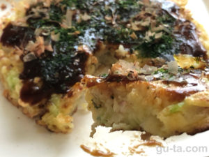 ローソンセレクト だしをきかせたふっくら生地のお好み焼（いかえび玉）