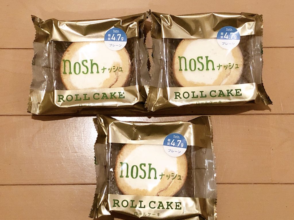 ナッシュのロールケーキは3個入り
